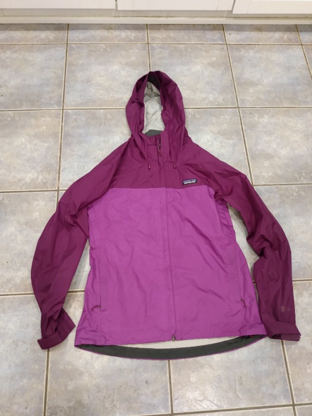 Womens Patagonia H2no Jacket Hooded Purple Small